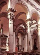 BRUNELLESCHI, Filippo Interior of the church g USA oil painting reproduction